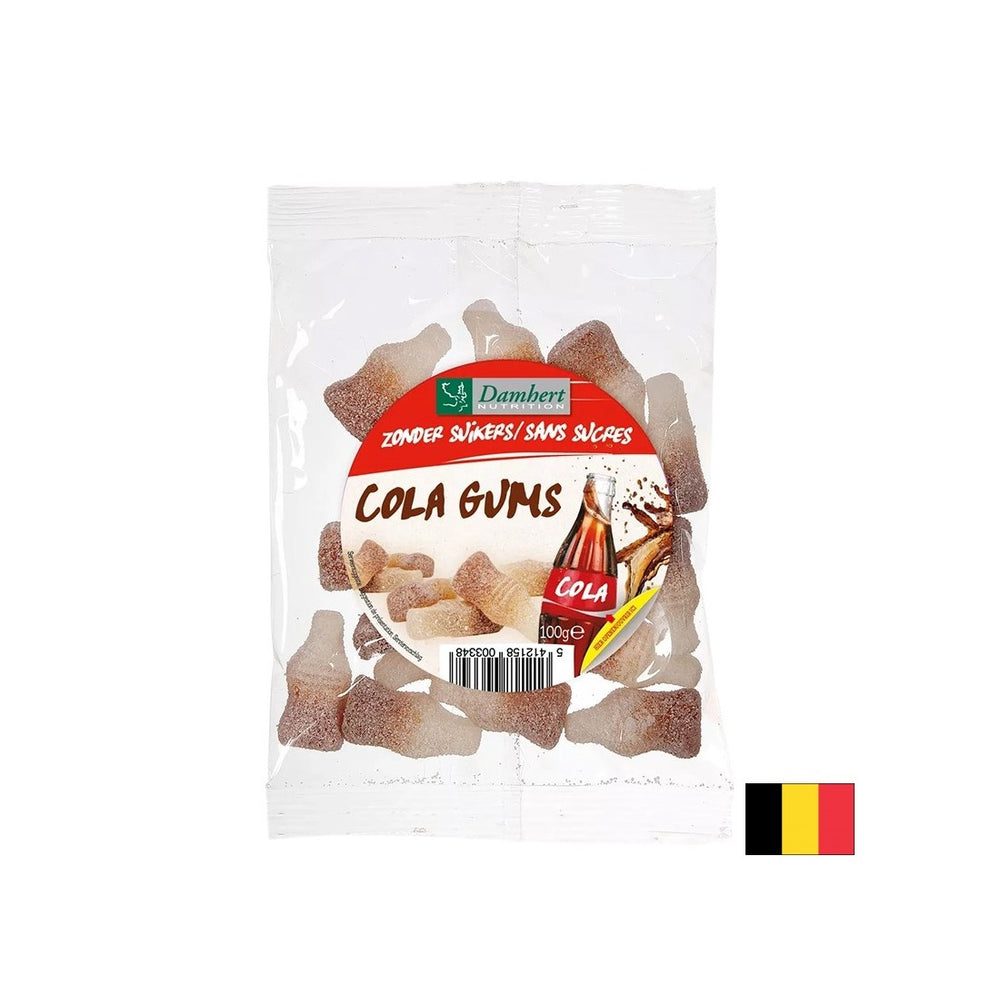 Chewy Jelly Candies με γεύση Cola (χωρίς ζάχαρη), 100 g