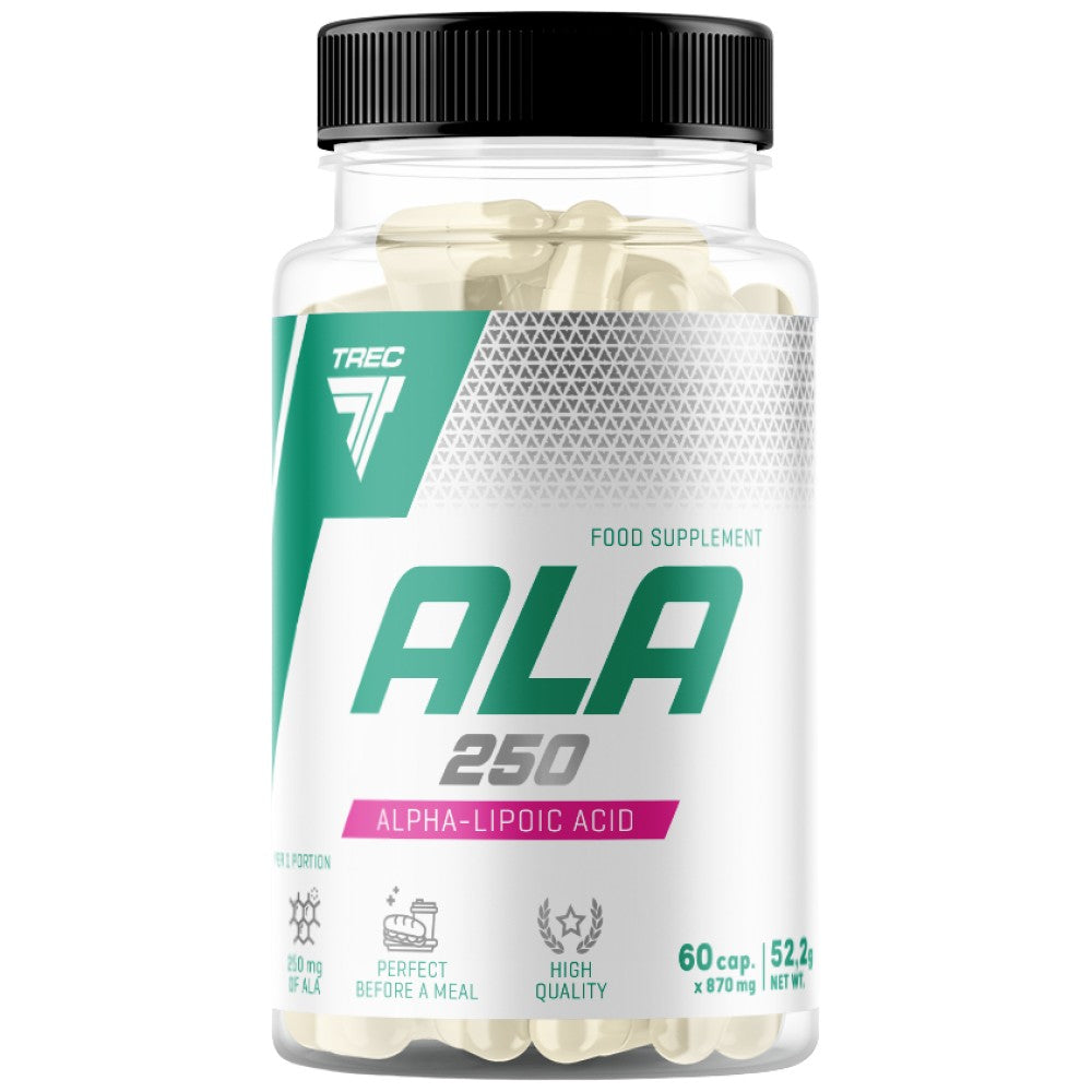 ALA 250 | Alpha Lipoic Acid 250 mg - 60 κάψουλες