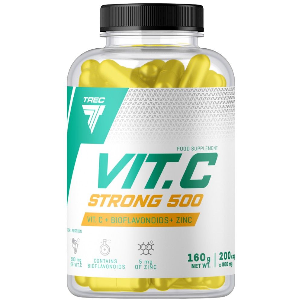 Vit.C Strong 500 | Βιταμίνη C 500 mg - 200 κάψουλες