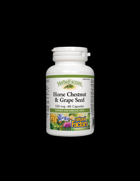 Horse Chestnut & Grape Seed 350 mg - 60 capsules - Nutra Best Europe