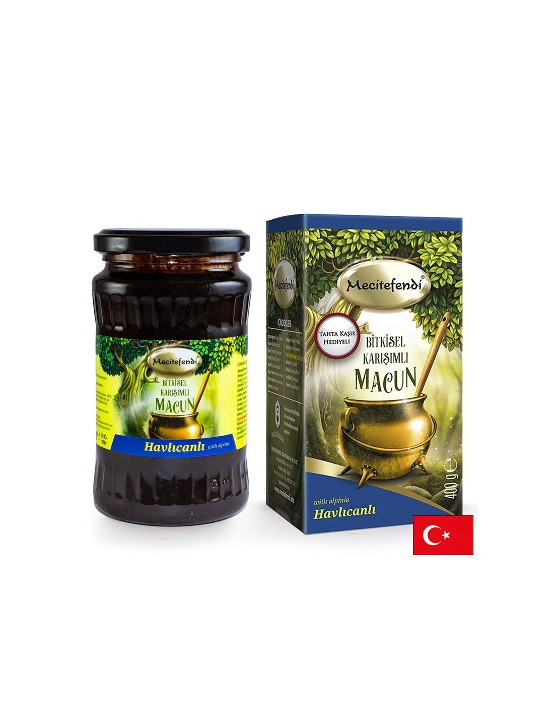 Βότανο πάστα με Carob και Galangal - στομάχι και μεταβολική υγεία, 400 g