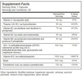 Καλύτερο πλήρως ενεργό σύμπλεγμα Β | με Quatrefolic® - 30 κάψουλες