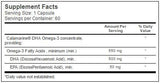 Καλύτερο DHA 500 mg/από calamari - 60 κάψουλες gel
