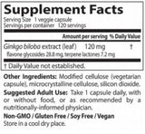 Καλύτερη επιπλέον δύναμη Ginkgo 120 mg - 120 κάψουλες