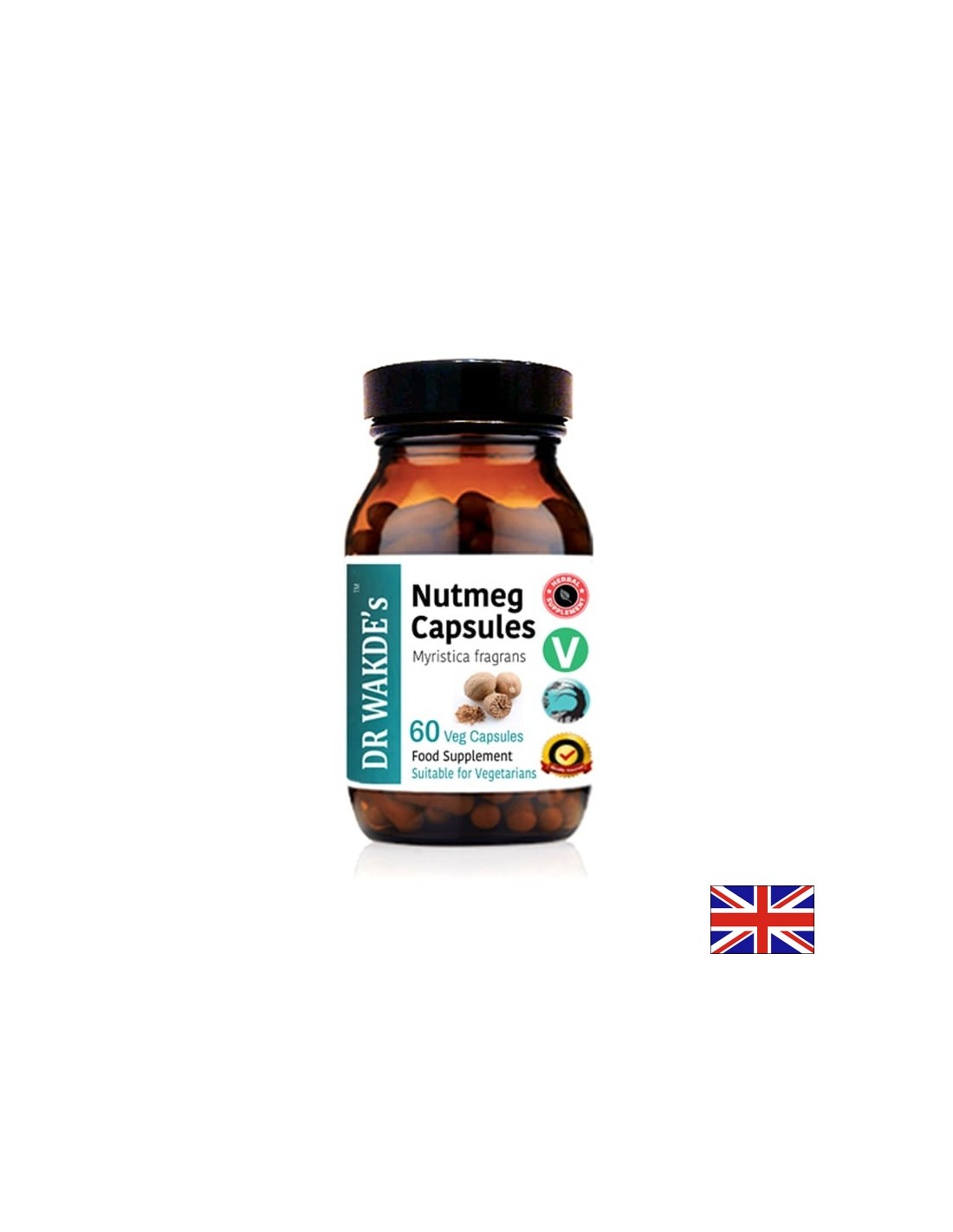 Σπόρος μοσχοκάρυκω/μοσχοκάρυδο Ayurveda, 60 κάψουλες Dr Wakde's