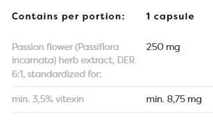 Passiflora 250 mg - 120 κάψουλες