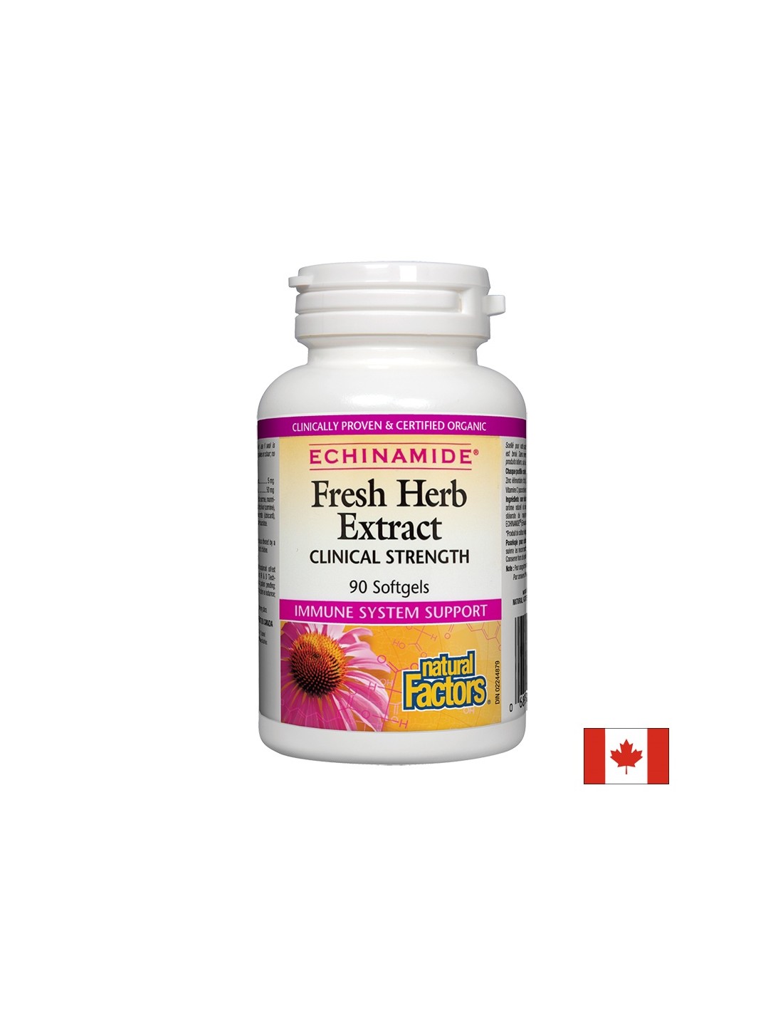 Echinamide Fresh Herb Extract Κλινική ισχύς 250 mg - 90 κάψουλες πηκτής