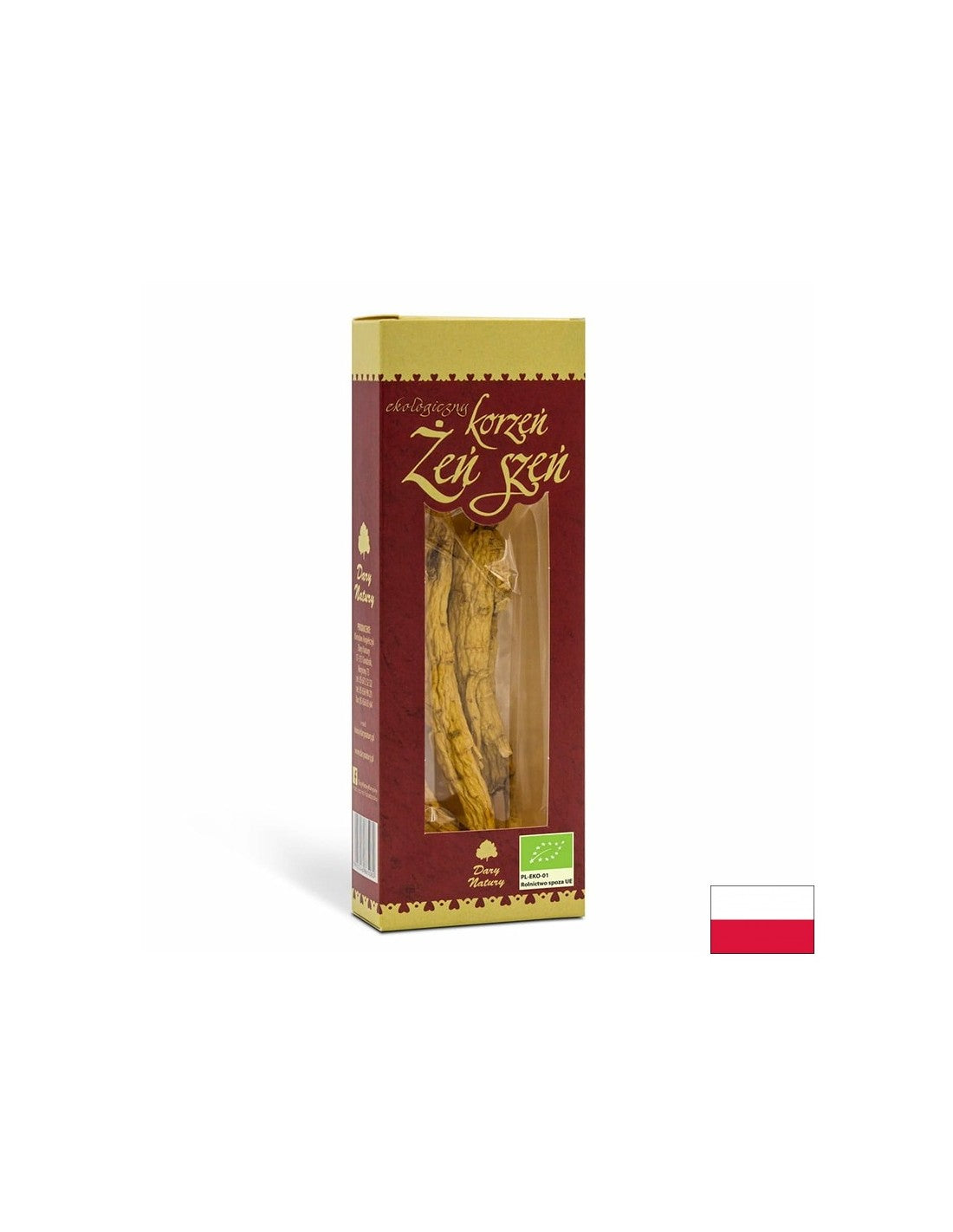 Ενέργεια και ανοσία - Τζίνσενγκ (ρίζα) ΒΙΟ, 20 γρ. <tc>Dary Natury</tc>