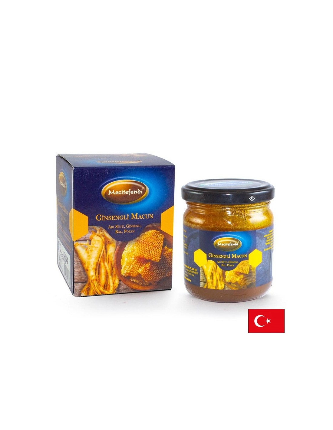 Επικόλληση με βασιλικό ζελέ, μέλι, γύρη μελισσών και ginseng - ανοσία και ενέργεια, 200 g