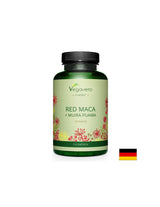 Ενέργεια και Λίμπιντο - Red Maca + Muira Puama, 120 <tc>Vegavero</tc> κάψουλες