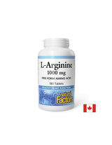 Ενέργεια - L-Αργινίνη, 1000 mg x 180 δισκία <tc>Natural Factors</tc>