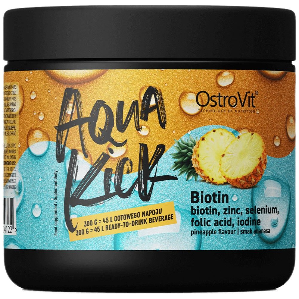 Aqua Kick/Advanced Hydration με βιοτίνη, ψευδάργυρο, σελήνιο - 300 γραμμάρια