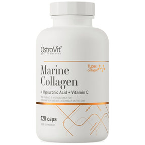 Marine Collagen / + Hyaluronic Acid and Vitamin C - 120 capsules - Nutra Best Europe