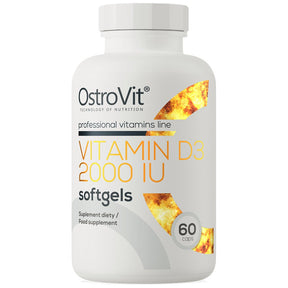 Vitamin D3 2000 60 Gel capsules - Nutra Best Europe