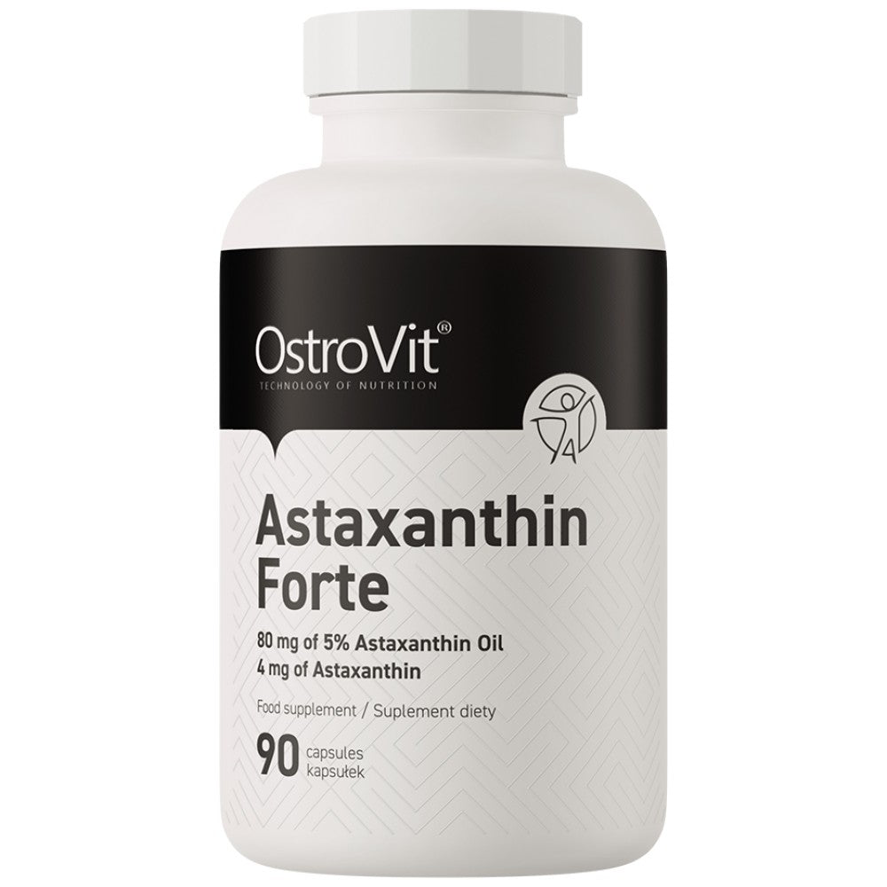 Οι κάψουλες πηκτής Astaxanthin Forte 4 mg 90
