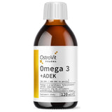 Ωμέγα 3 υγρό + adek | Βιταμίνη A + D + E + K 120 mL