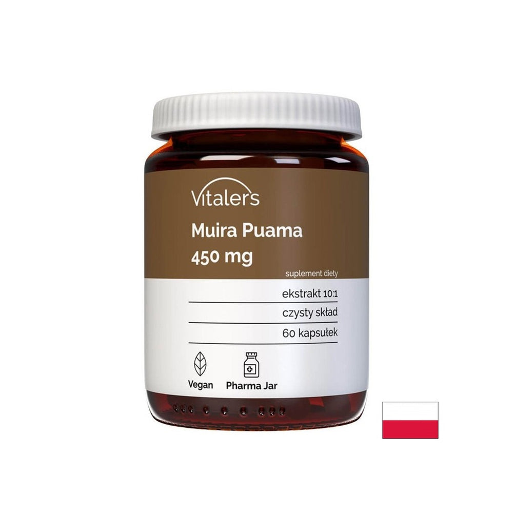 Φυσικό Αφροδισιακό - Muira Puama, 450 mg x 60 κάψουλες