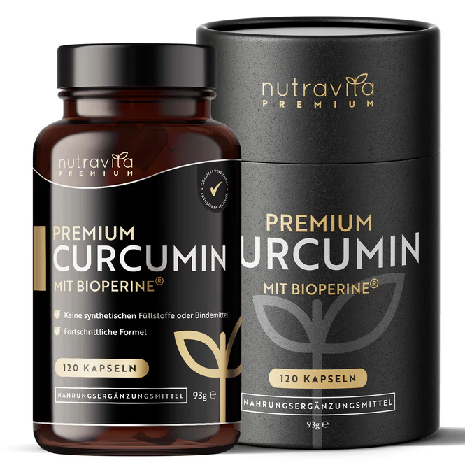 Curcumin Premium 95% κουρκουμινάτες με Bioperine® - 120 κάψουλες