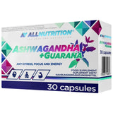 Ashwagandha + Guarana | Αντι -στρες, εστίαση και ενέργεια - 30 κάψουλες