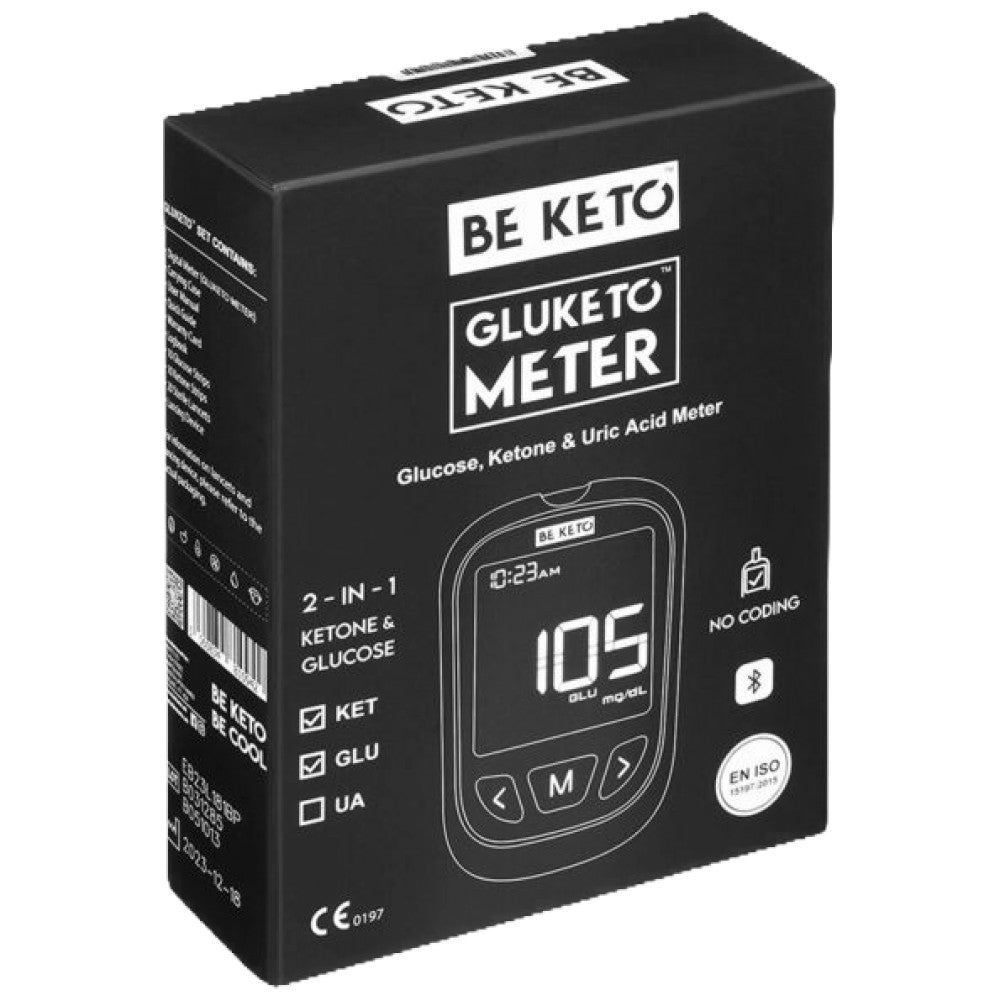 Μετρητής Gluketo - Μετρητής γλυκόζης αίματος & Ketone | Πακέτο εκκίνησης
