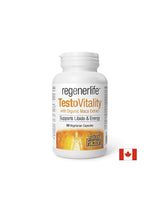 TestoVitality Regenerlife ™ Men's Formula - τεστοστερόνη, ενέργεια και αρσενική ζωτικότητα, 60 κάψουλες