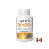 TestoVitality Regenerlife ™ Men's Formula - τεστοστερόνη, ενέργεια και αρσενική ζωτικότητα, 60 κάψουλες