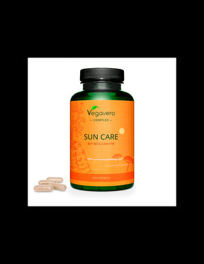 Sun Care Suntan Formula with Beta Carotene - For velvety, nourished and healthy skin, 180 capsules Vegavero - Nutra Best Europe