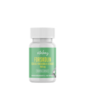 Forskolin, Coleus Forskohlii Extrakt - Forskolin (Extract from Coleus Forskohlii) 400 mg, 90 capsules Vitabay - Nutra Best Europe