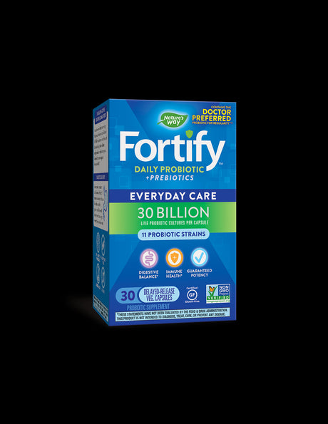 Fortify Daily 30 Billion Active Probiotics - 30 капсули - Feel You