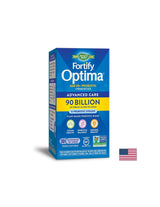 Fortify Optima® Advanced Care Ηλικία 50+ Fortify Optima Probiotic + Prebiotics, 90 δισεκατομμύρια ενεργά προβιοτικά, 30 κάψουλες φύσης