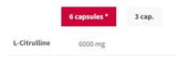 Citrulline max 1000 mg - 120 κάψουλες