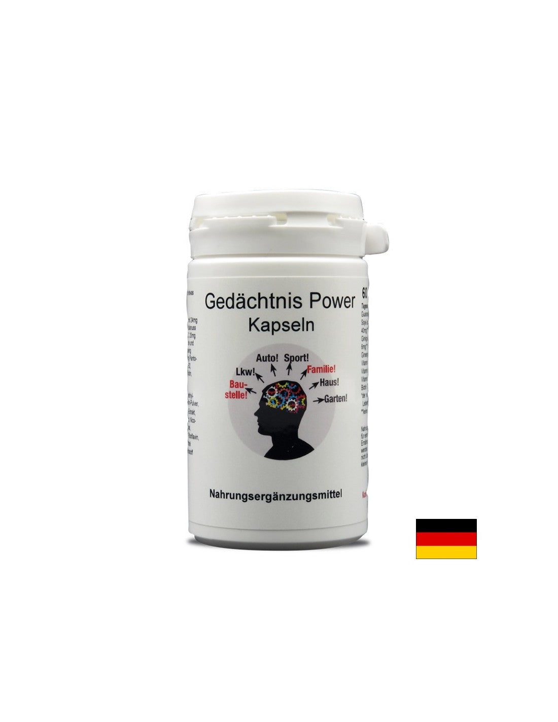 Gedächtnis Power - Δύναμη Μνήμης - Φόρμουλα για μνήμη και συγκέντρωση, 60 κάψουλες <tc>Karl Minck</tc>