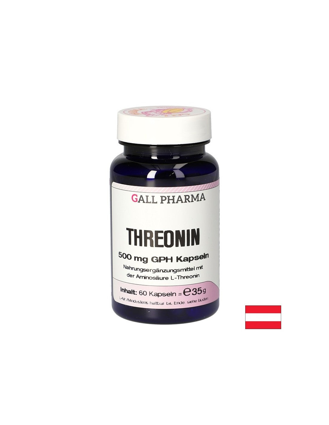 Φροντίδα οστών και μυών - L -threonin (θρεονίνη), 500 mg x 60 κάψουλες
