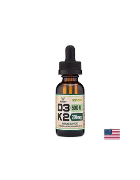 Bone Care - Vitamin D3 5000 IU + K2 200 µg, drops, 29.6 ml - Nutra Best Europe