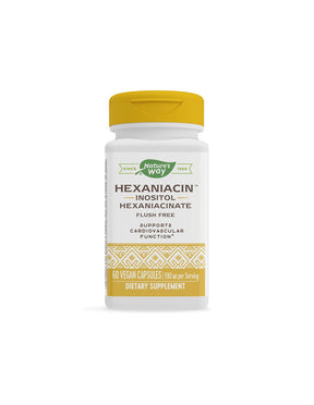Hexaniacin™ Inositol Hexaniacinate Flush Free - Hexaniacin (inositol hexanicotinate), 60 capsules Nature's Way - Nutra Best Europe