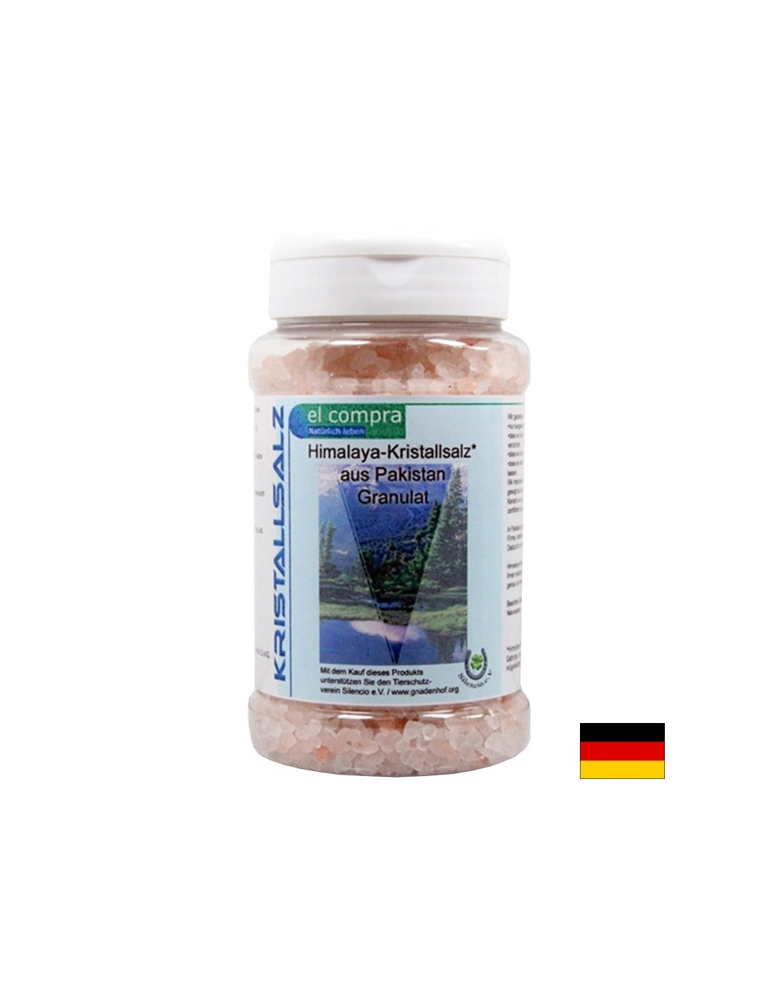 Himalaya Kristallsalz Aus Πακιστάν Granulat - Αλάτι Ιμαλαΐων από το Πακιστάν, 550 g Large Crystals El Compra