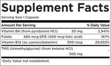 Φόρμουλα Homocysteine ​​- 120 κάψουλες