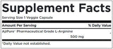 Ajipure L-αργινίνη 500 mg 60 κάψουλες