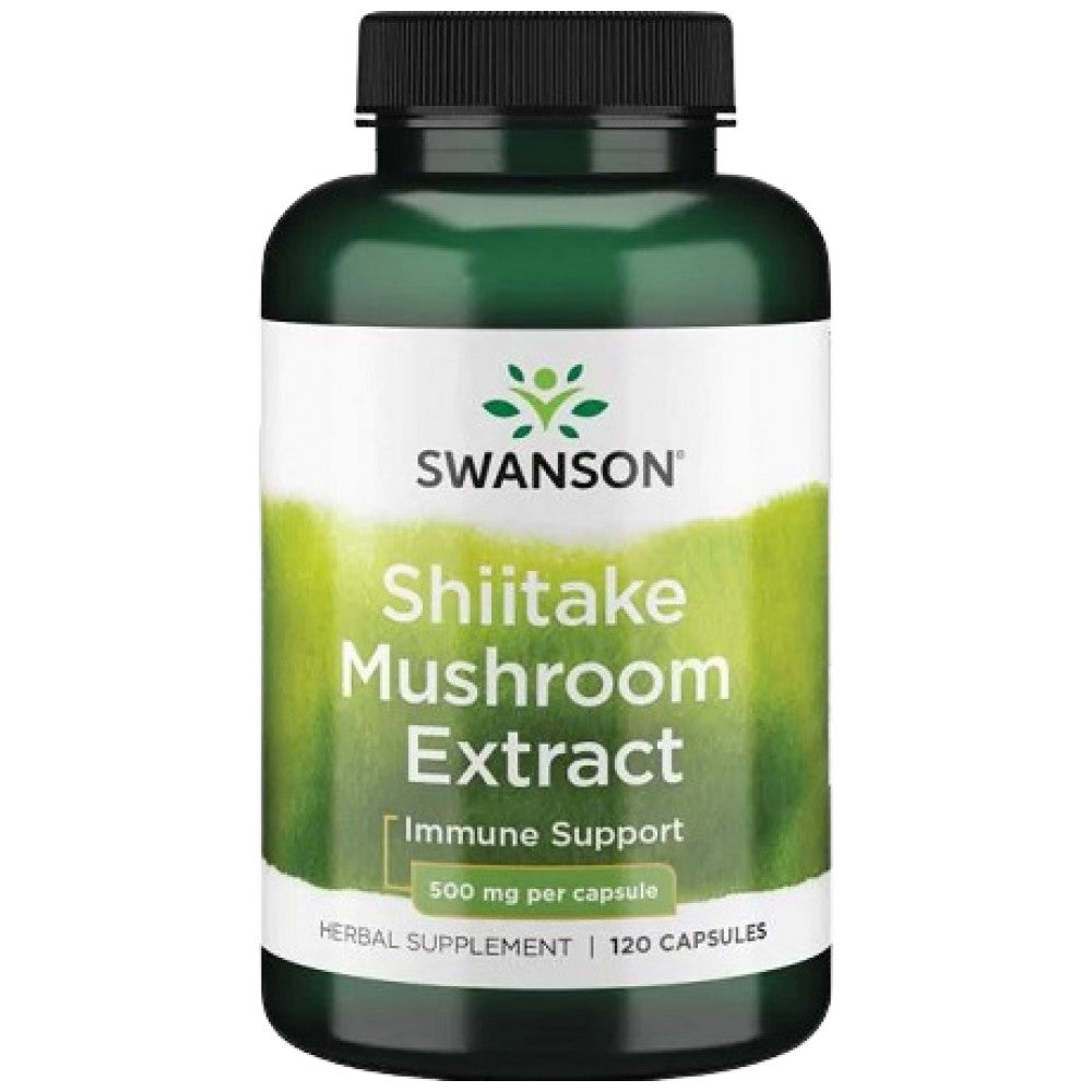Απόσπασμα μανιταριών Shiitake 500 mg 120 κάψουλες