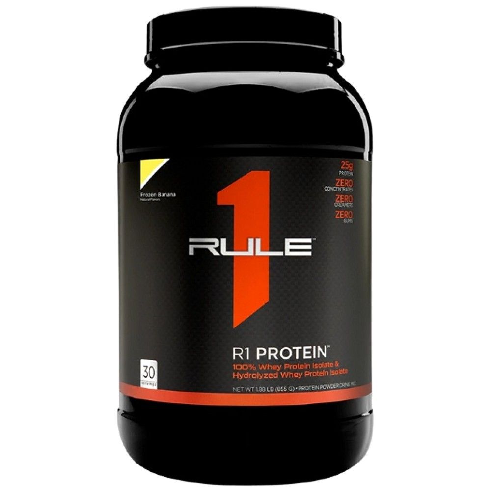 R1 πρωτεΐνη | 100% Whey απομόνωση & υδρολύματος ορού γάλακτος - 855-930 γραμμάρια