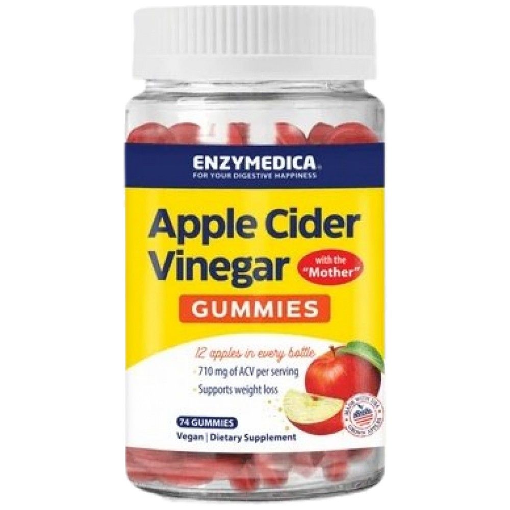 Apple μηλίτη ξίδι Gummies - 74 Gummies
