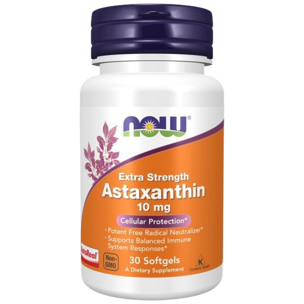 Ασταξανθίνη 10 mg επιπλέον αντοχή - 30 softgels
