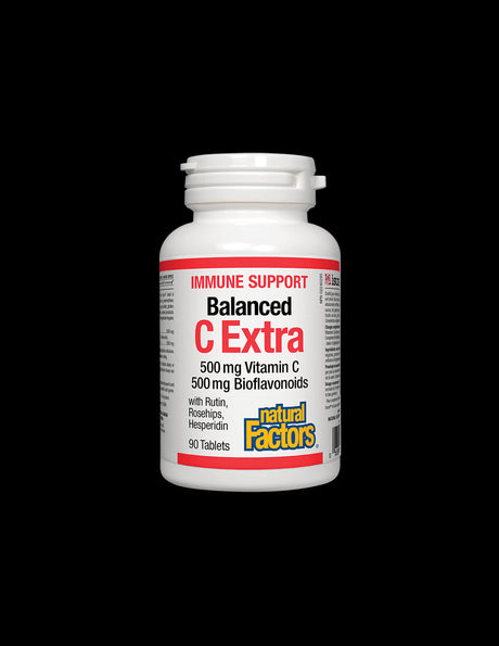 Immune Support Balanced C Extra 500 mg | With Bioflavonoids 500 mg - 90 Таблетки - Feel You