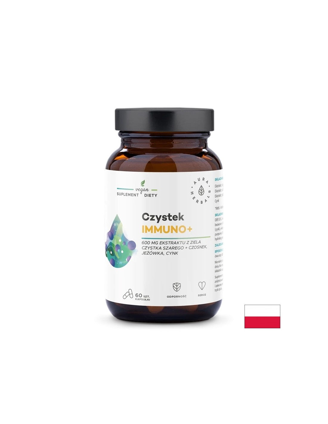 Immuno + (Herbal Formula + ψευδάργυρος), 60 κάψουλες