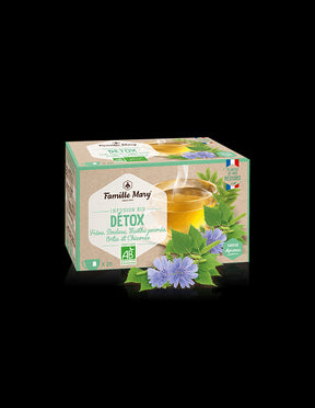 Infusion bio detox/ Tea for detoxification, 20 filter bags - Nutra Best Europe