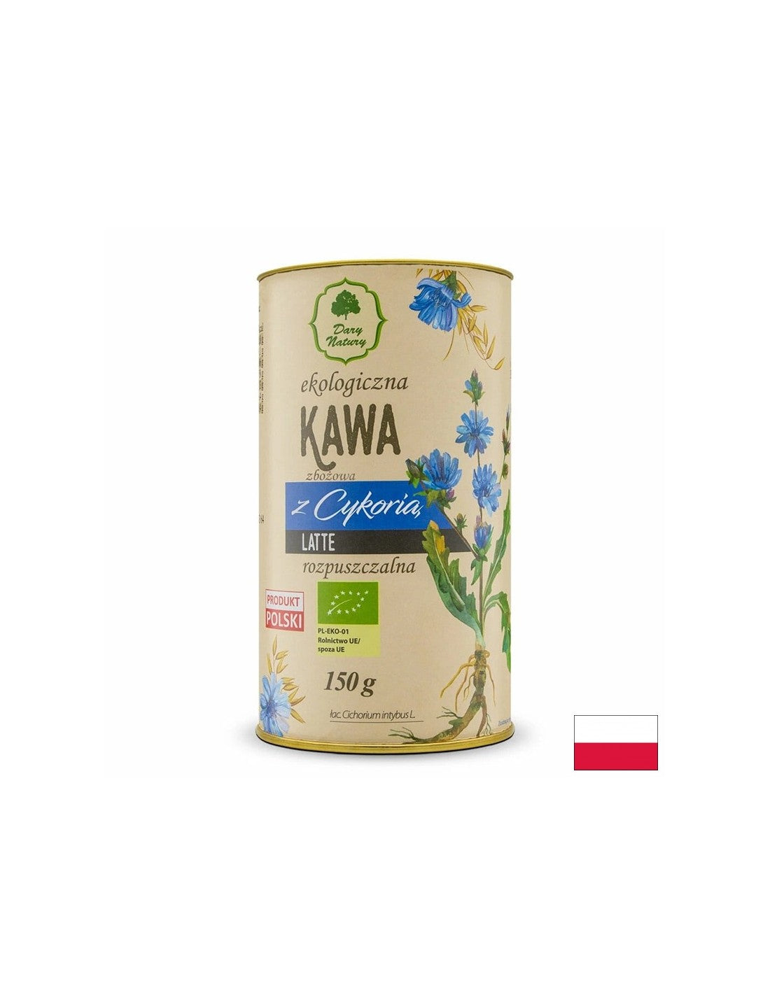 Στιγμιαίος λάτε με ραδίκι, βότανα και μπαχαρικά Bio, 150 γρ. <tc>Dary Natury</tc>