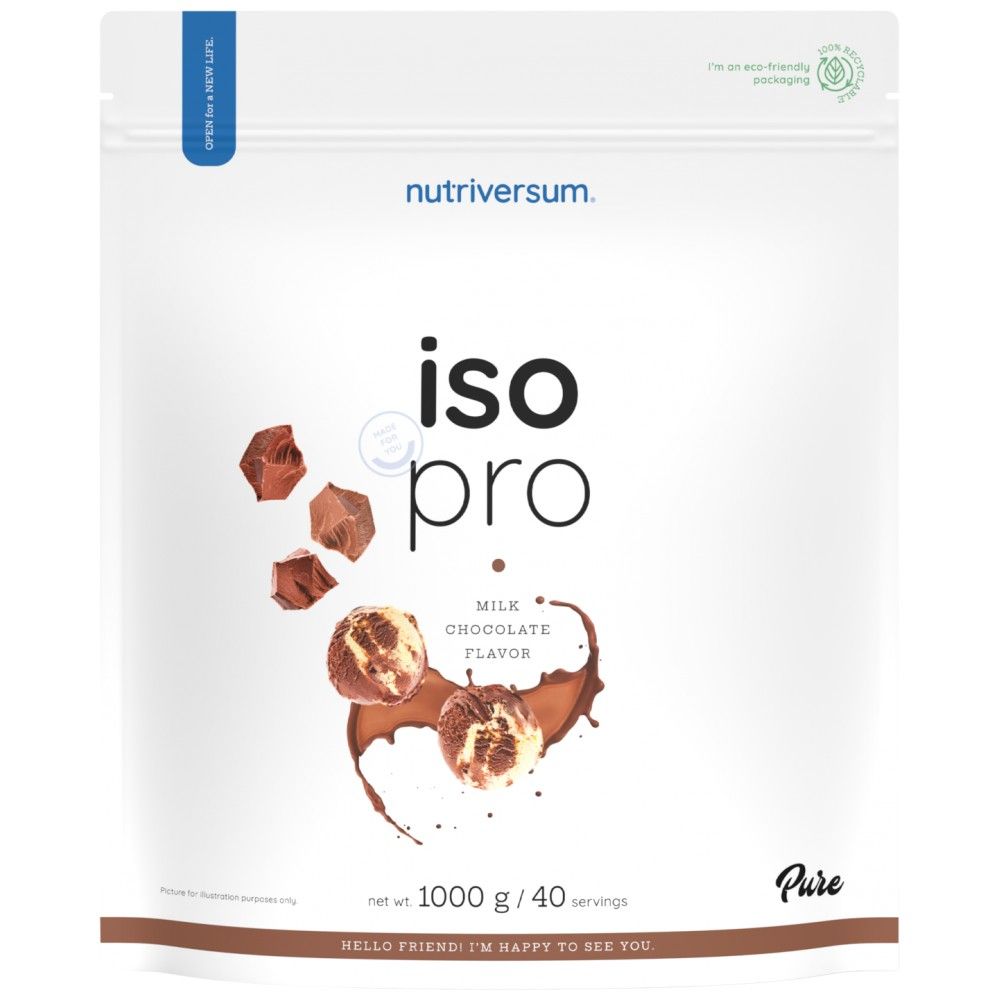ISO Pro Pure Whey | Απομόνωση με σύστημα Ν -ζυμίας - 1000 γραμμάρια
