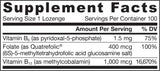 METHYL B -12 1000 MCG & METHYL FOLATE 400 MCG - 100 Μασέτες