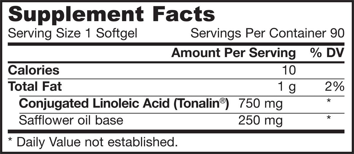 CLA 750 mg 90 κάψουλες πηκτής