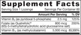 METHYL B -12 5000 MCG & METHYL FOLATE 800 MCG - 60 υπογλώσσια δισκία